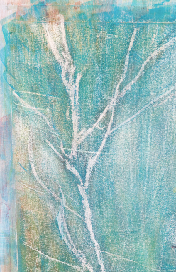 Sollen das Pflanzen sein? Detail 1 Gemälde